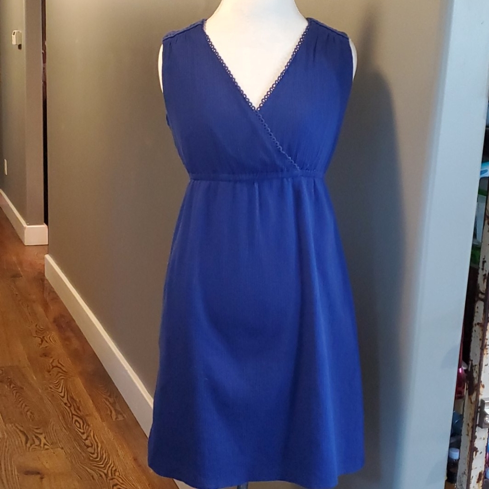 MERONA BLUE SLEEVELESS DRESS SIZE SMALL